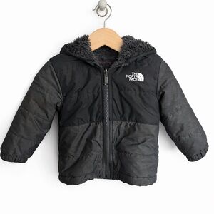 The North Face Toddler Puffer Jacket 12–18M Black Hooded Winter Coat